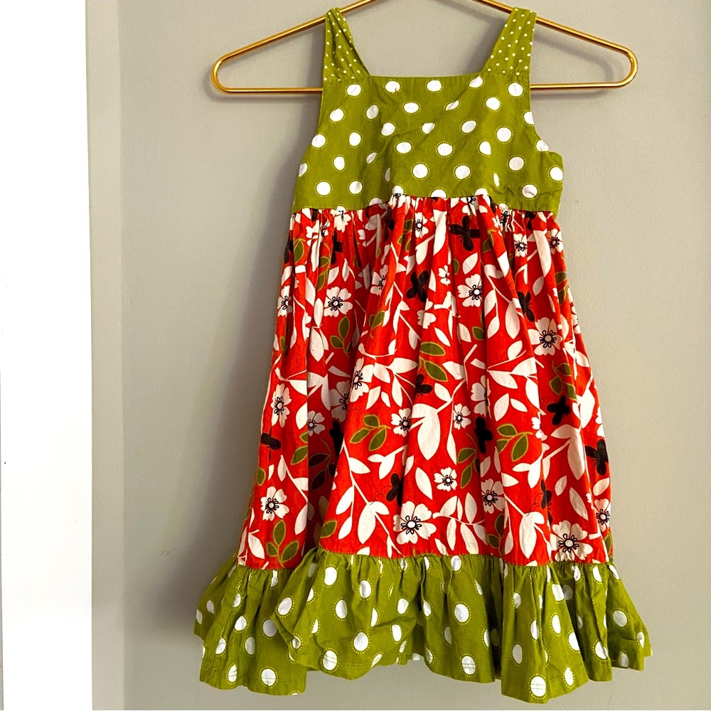 JELLY THE PUG patterned girl’s dress - 6